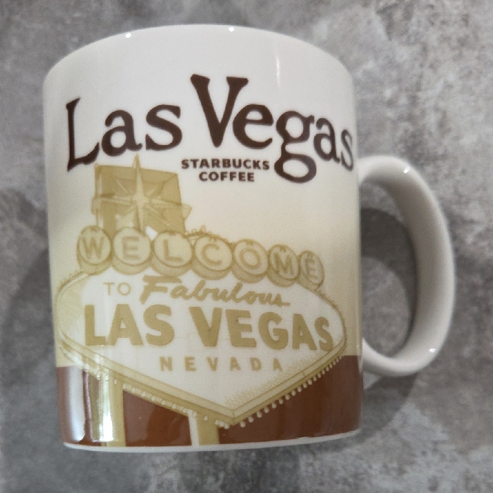 Starbucks Las Vegas Mug - Brown and Cream